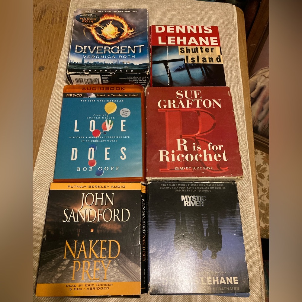 6 books on cd